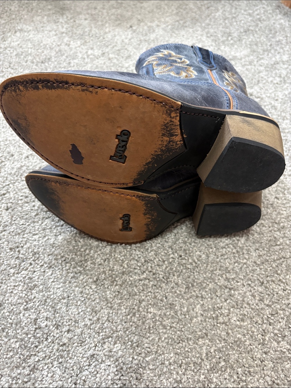 Laredo Womens Sapphrye Ankle Western Bootie Boots - Picture 6 of 6